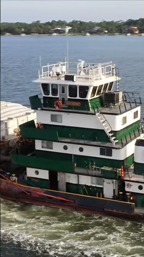 Ship Inspection Danger Drone filming Joe Cane pusher boat June 12 2025 #drone #dji #lifeisbutadream