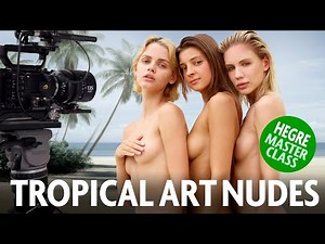 Tropical Nude Art Beach Photoshoot in Koh Samui, Thailand