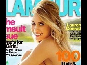 Lauren Conrad TOPLESS on the Cover of Glamour!