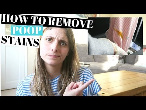 HOW TO REMOVE POOP STAINS FROM BABY CLOTHES - EASILY AND CHEAP