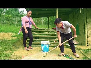 How To Make a Wooden Pig Cage. Build a Pig Pen With Concrete Bricks. Single Mother's Life