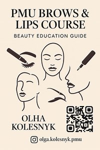 Permanent Makeup Training Manual PDF | PMU Brows & Lips Course by Olha Kolesnyk | Beauty Education Guide - Etsy