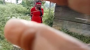 Jabardasti sex video! Full-length Indian girl tied to a tree a kidnapper |