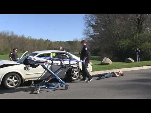"BHS Mock Accident": Dangers of Drinking & Driving Reenactment