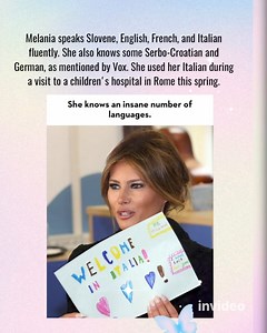 Facts about Melania Trump. #shorts #firstlady #melaniatrump #donaldtrump #beautiful #outfits #love | Royal Reels | Facebook