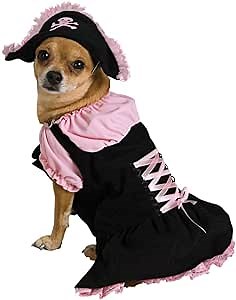 Dog Costumes - Pink Pirate Dog Costume Xtra Small Dog