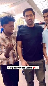 Simplicity Of MS Dhoni 🥰🥰♥️❣️♥️🥀🥀 Love You Mahi 🥹🫶 #thalaforareason #csk #mahilove #msdhoni #mahi #cskfans #thaladhoni #ThalaDharisanam | Pralay Pramanick