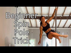 ✨ How to Side Sit on the Pole | Beginner Spin Pole Dance Trick Tutorial
