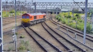 15K views · 1K reactions | Off for a pre-Rail Riders Club Railway Show wash, DB Cargo UK #Class66 66175 'Rail Riders Express' tours our Crewe Heritage Centre cameras en route to T.M.D.(E). ℹ️ 0Z23 #Arpley Sidings to Crewe T.M.D.(E)  #Crewe Crewe Heritage Centre  07/06/23 ℹ️ Come see us this weekend https://www.railriders.club/blog/rrrshow2023 | Railcam | Facebook