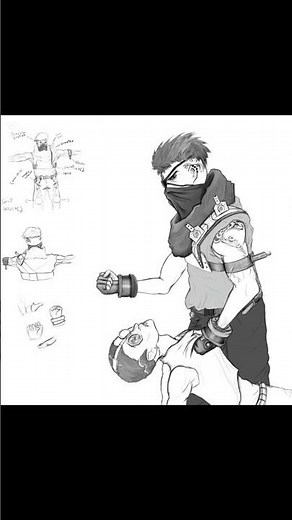 from character design to an early stage of the splash art #characterdesign #sketch #splashart