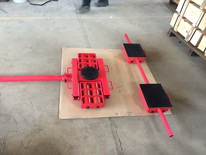 [Hot Item] Load Skates Urethane Roller Skid Handling Cargo Trolleymachine Moving Equipment: a Must-Have for Any Industrial Workspace, No Mark on The Floor.