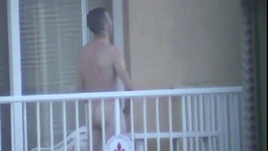 str8 men dancing in the balcony