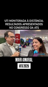 ATS2025: Telemonitoramento de UTI. Ft Mari Amaral. Mari Amaral, fisioterapeuta coordenadora de projetos do INCOR/SP, apresentou os resultados do estudo sobre telemonitoramento de UTI, patrocinado pelo Ministério da Saúde. Com Dr. Mauro Gomes, no congresso da American Thoracic Society ( @atscommunity ), o #ATS2025, direto de San Francisco (EUA). ATS 2025 é no PNEUMOIMAGEM! . @drmaurogomes.pneumo @mari.amaral.ft . . . . . . . #pneumoimagem #pneumoflix #estudantedemedicina #medicoresidente #pneumol