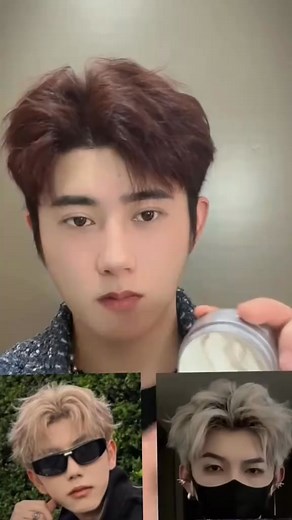 #stylingwax #haircolor #temporary #hairstyle #menfashionstyle | Riley Din