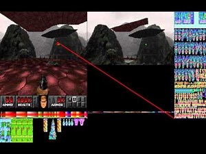 PlayStation Doom rendering process