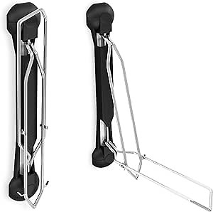 Wall Mounted Bicycle Rack and Stands Bike Storage Solution Bicycle Hooks for Garage Wall Vertical Bike Hanger and Holder Storage Garage or Bike Park (2 Packs)