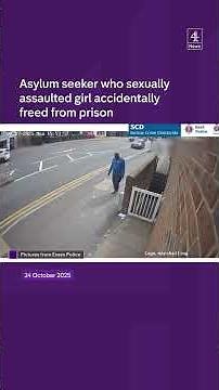 Asylum seeker who sexually assaulted girl accidentally freed from prison