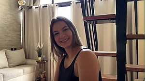 I seduce my married neighbor and invite him over to my house while my cuckold husband is away, he fucks my hairy pussy and cum in my mouth! Liatovar