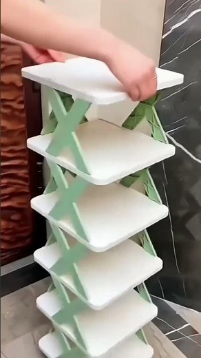 Kệ để giày dép chữ X 5 tầng