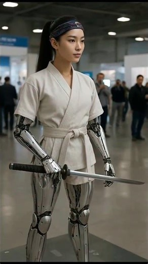 Robot Sword Demo Leaves Tech Expo Crowd Speechless