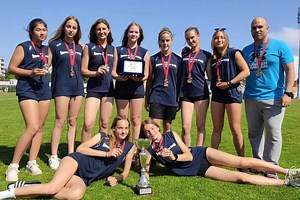 Atletičarke OŠ Šimuna Kožičića Benje najbolje na završnici Prvenstva Hrvatske!