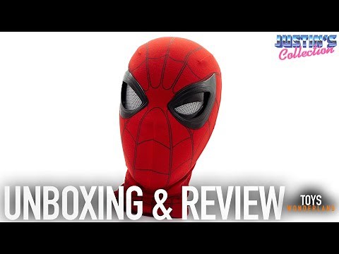 Spider-Man Far From Home Working Wearable Cosplay Mask Review - Life Size Prop Replica