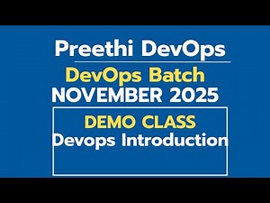 DEVOPS - NOVEMBER 2025 Batch DEMO VIDEO - Introduction