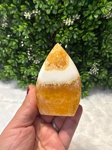 Orange Calcite Free Form | Orange Calcite Crystal | Orange Calcite Point | Orange Calcite Crystal Point - Etsy