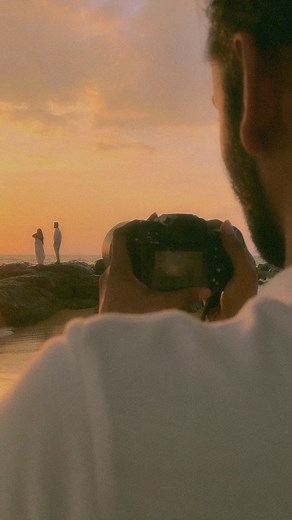 5.3K views · 81 reactions | "Dive into the enchanting world of love and sunsets with our latest BTS video from a dreamy beach pre-shoot. Witness the magic unfold as the golden hues of sunset paint the sky, setting the perfect backdrop for an unforgettable love story. #BTS #BeachPreShoot #SunsetMagic #LoveInTheAir #JethroPhotography" | Jethro Photography | Facebook