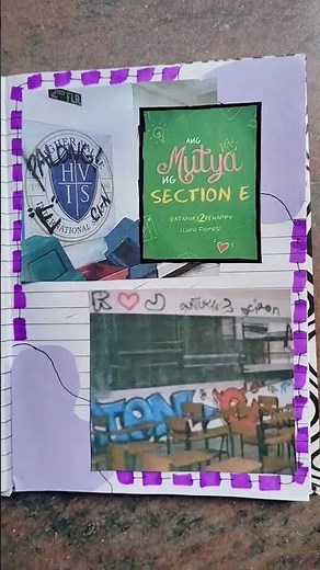 Ang mutya ng section e journal 😱 | #shorts #diy #Ashwika creation.