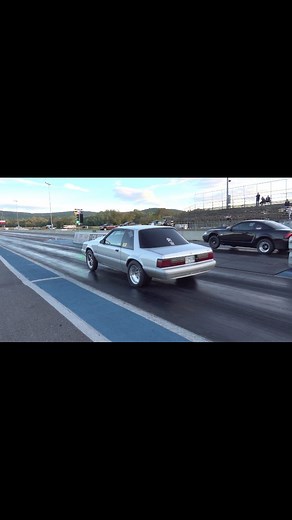 Just a couple All Motor coyote swapped mustangs at Mason Dixon Dragway for there Nasty 9s class !!! #dragordie #dragordietv #coyote #ford #mustang #foxbody #newedge #wheelie #stickshift #maryland #dragracing | Drag or Die