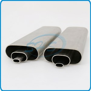 [Hot Item] AISI 304 304L 316 316L Grade Stainless Steel Welded Flat Sided Oval Tube for Car