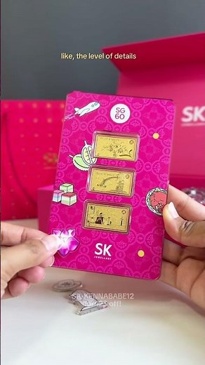 Best souvenir this SG60 in Singapore! 🇸🇬✨ #singapore #skjewellery #unboxing #souvenir