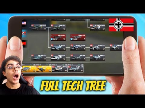 I Finally Completed the German Tech Tree in War Thunder Mobile Aviation!
