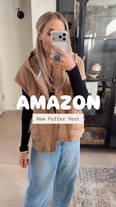 3.5K views · 558 reactions | Tap "Shop Now" and add to cart before this viral puffer vest sells out! Follow me @HelloJennaWood for more daily fashion deals!! As an Amazon Associate, I earn from qualifying purchases. | Hello Jenna Wood | Facebook