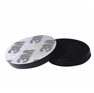 [Hot Item] Directly Factory Die Cut Silicone Rubber Round Feet with Double Adhesive Tape Backed Silicone Pad