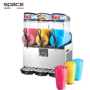 [Hot Item] SPACE 3 Bowls Slush Machine Margarita Slushy Slushie Machine for Cafe
