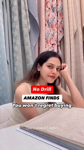 Comment ‘No drill’ for 🔗 Follow @thecurateddecor for more amazing finds✔️ Interior blogger, Amazon products, Art, Interiors, interior design, interior designer, interior designer tips, interior decor, interior designing course, tips and tricks, budget friendly tips, budget friendly renovation, renovation, reno tips, remodel, home renovation, home upgrade, house cleaning, home remedy, home cleaning, home remodelling, easy upgrades, home blogger, home tour, no drill, no drill product, no drilling