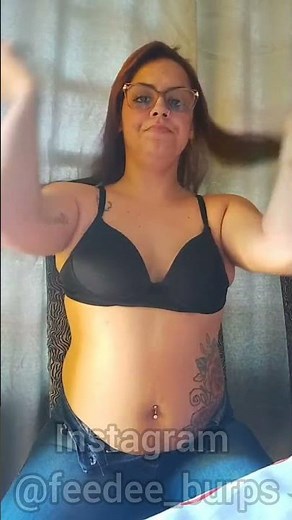 Stuffed belly of soda and burps ( Visit my Instagram: @feedee_burps)