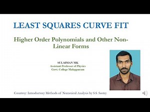 Curve Fitting with Higher Order Polynomials and Non linear Equations