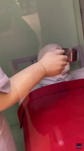 Creepy Animatronic Nurse and Coin-Eating Patient Seen at Hospital