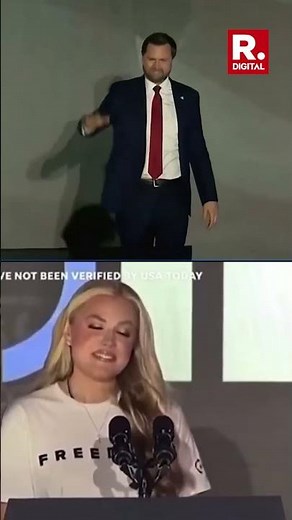JD Vance Awkward Hug with Erika Kirk Goes Viral