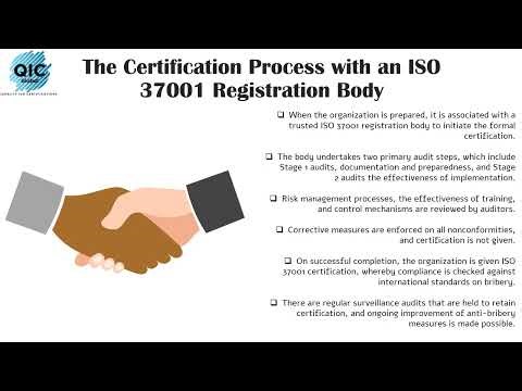 From Commitment to Certification: The Journey with an ISO 37001 Registration Body