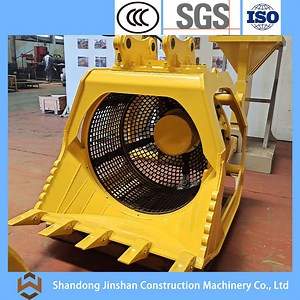 [Hot Item] Excavator Attachment Shaker Bucket, Rotating Screening Bucket for Sale/Vibrating Screen/Screening Machine