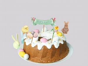 Easter Cake Toppers Set | Holiday Cake Toppers | Rabbit | Chick | Egg | Spring Party | Baking Decor | Easter Treats | Cake Toppers - Etsy Canada