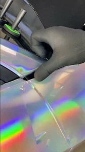 Holographic Rainbow Chrome ASMR 🌈 #shorts #arawraps