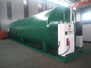 [Hot Item] Mini Gasoline Prefab Gas Station Filling Petrol Station Equipment Portable Fuel Tank