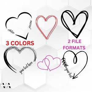 Herz png | Herz Clipart | Herz Umriss | Offenes Herz | Gekritzel-Herz | Valentinstag Clipart, Hand gezeichnetes Herz, Cricut Herz, schwarzes Herz, png - Etsy.de