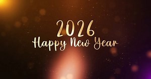 Feliz año nuevo 2026 texto brillante: video de stock (totalmente libre de regalías) 3818975617 | Shutterstock