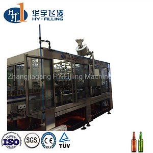 [Hot Item] Customized Rinsing Capping Automatic Glass Bottle Beer Filling Machinery Carbonated Drinks Bottling Machinery Beer Washing Filling Bottling Capping Machine